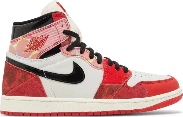 Marvel x Air Jordan 1 Retro High OG Sneakers, Red/Black/White