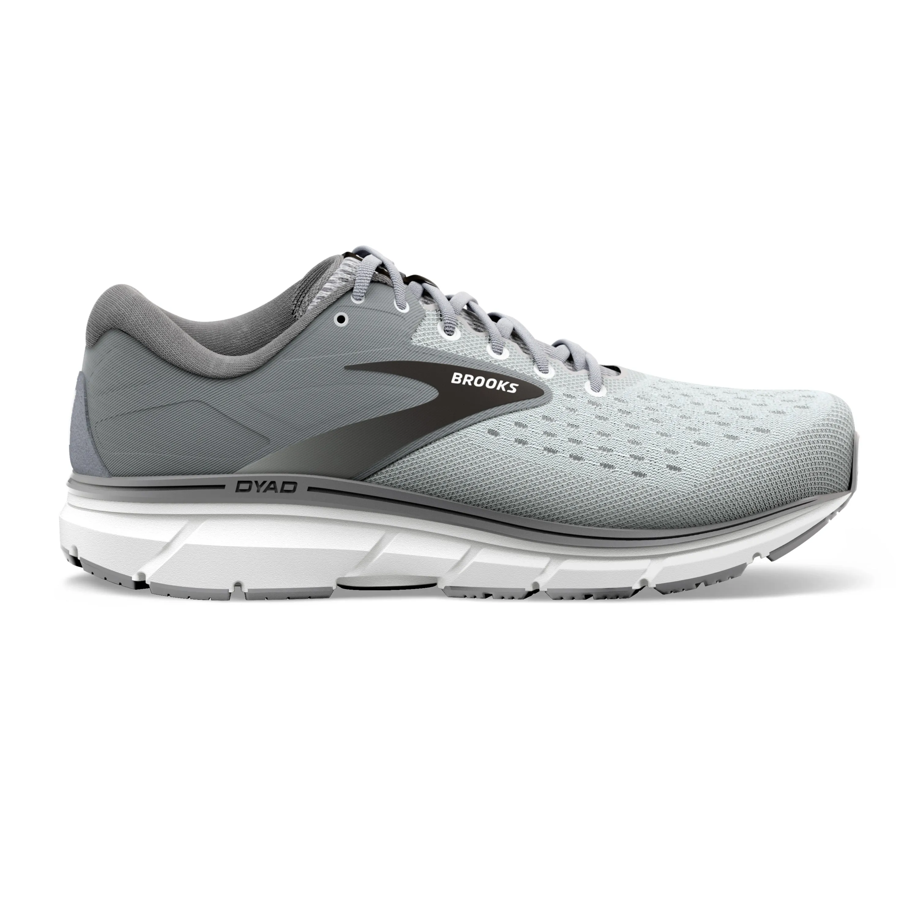 Men's Brooks Dyad 11 Color: Grey/Black/White