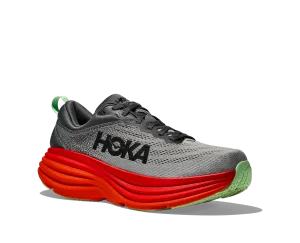 Men's Hoka Bondi 8 Color: Castlerock / Flame