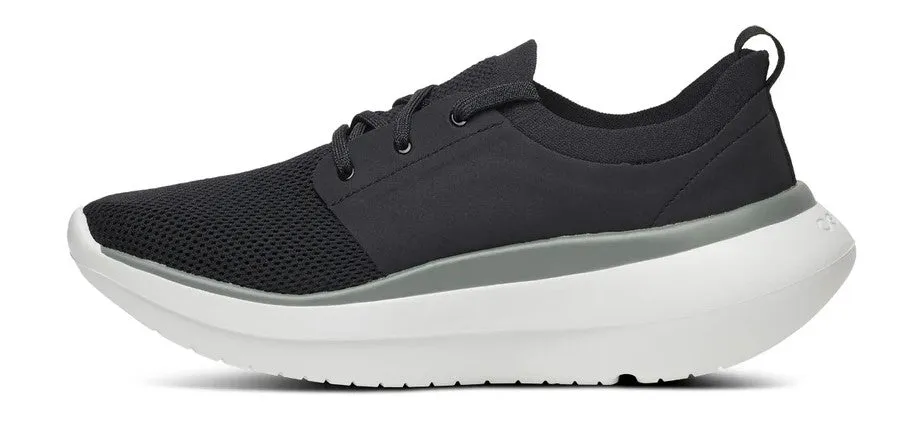 Men's Oofos OOmy STRIDE 5087WHTBLK Color:  White/Black