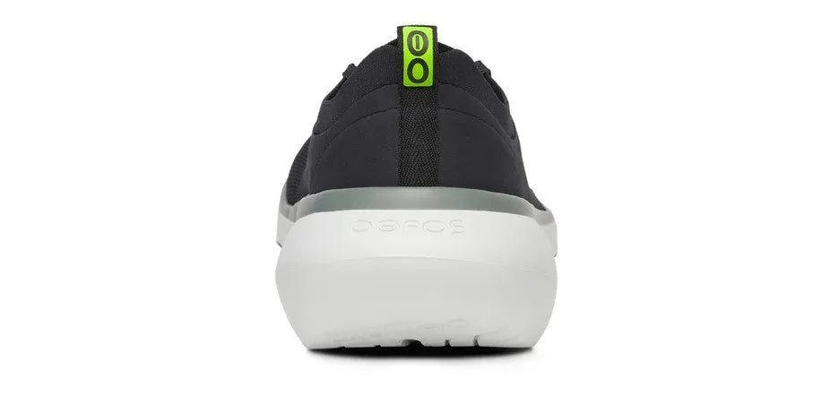 Men's Oofos OOmy STRIDE 5087WHTBLK Color:  White/Black