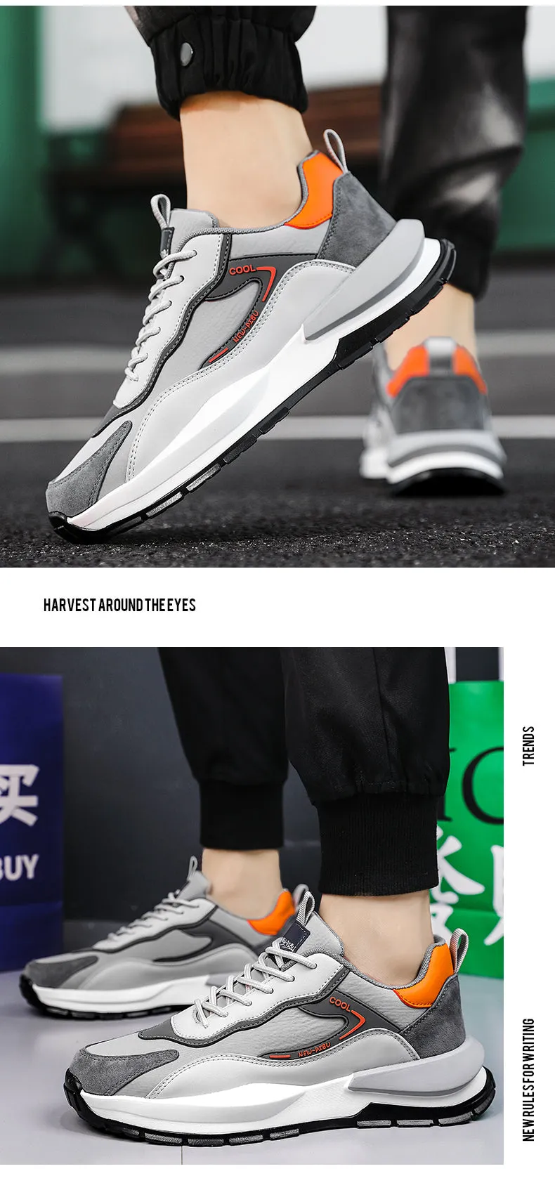 Men's Running Mesh Breathable Wear-resistant Tennis Lightweight Men Sneakers Sports Shoes Cross Trainers