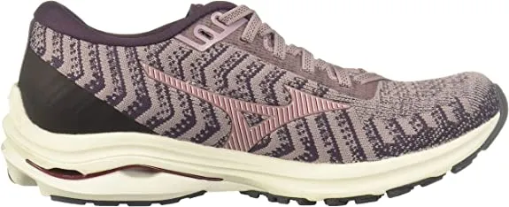 Mizuno | Wave Rider 24 | Waveknit | Women's | Woodrose/Pale Lilac