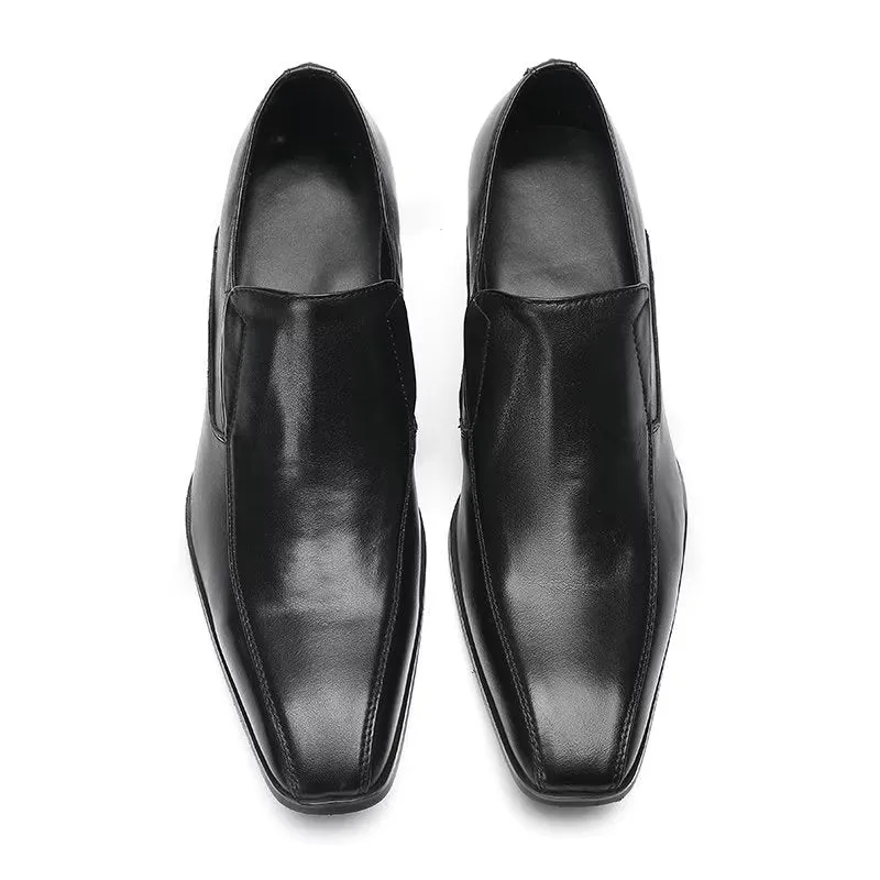 Modish CrocLeather Slip-on Dress Shoes