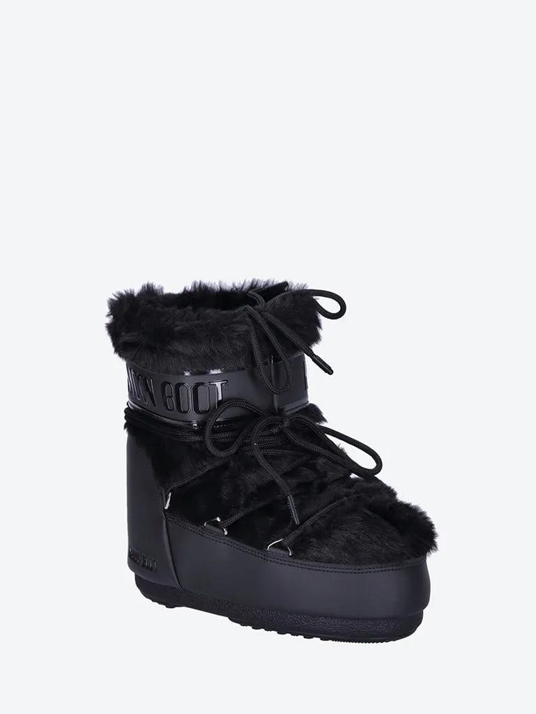 Moon boot icon low faux fur