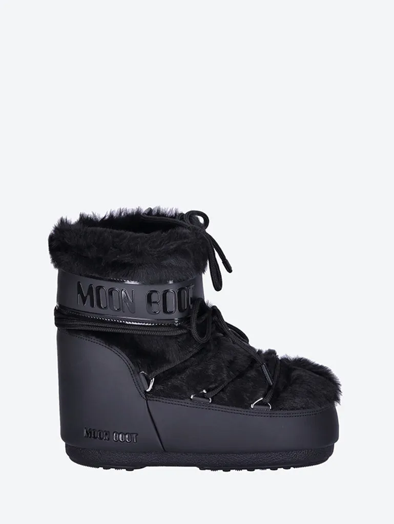 Moon boot icon low faux fur