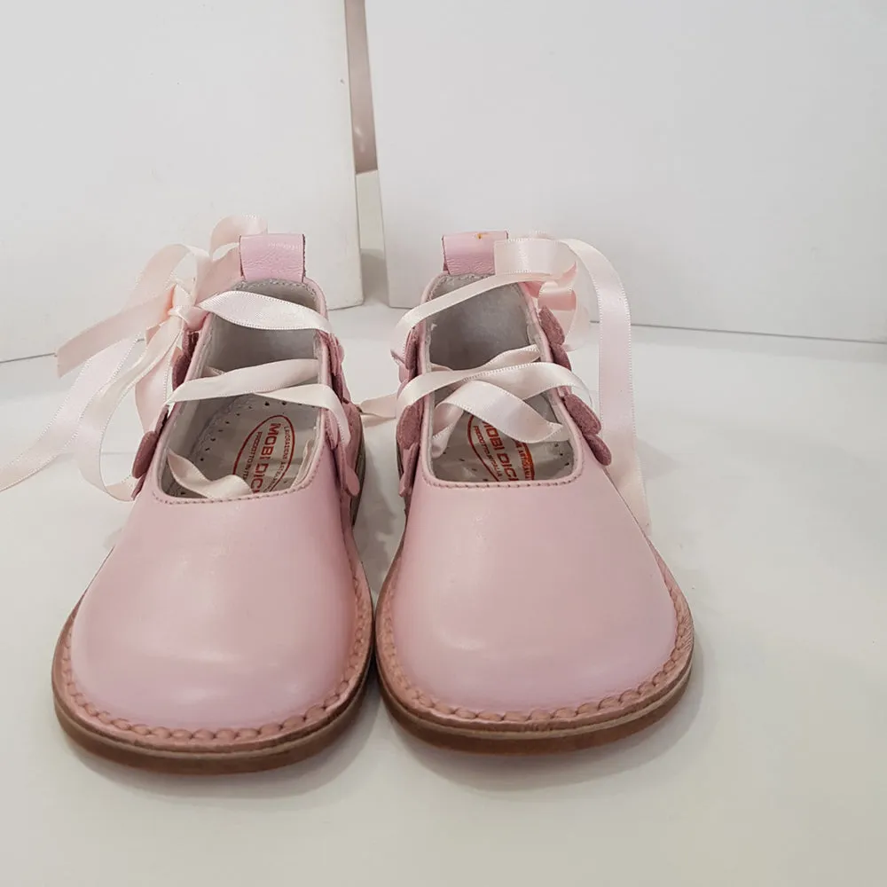 Morello Shoes - Toddler Pink Leather Ballet Shoes