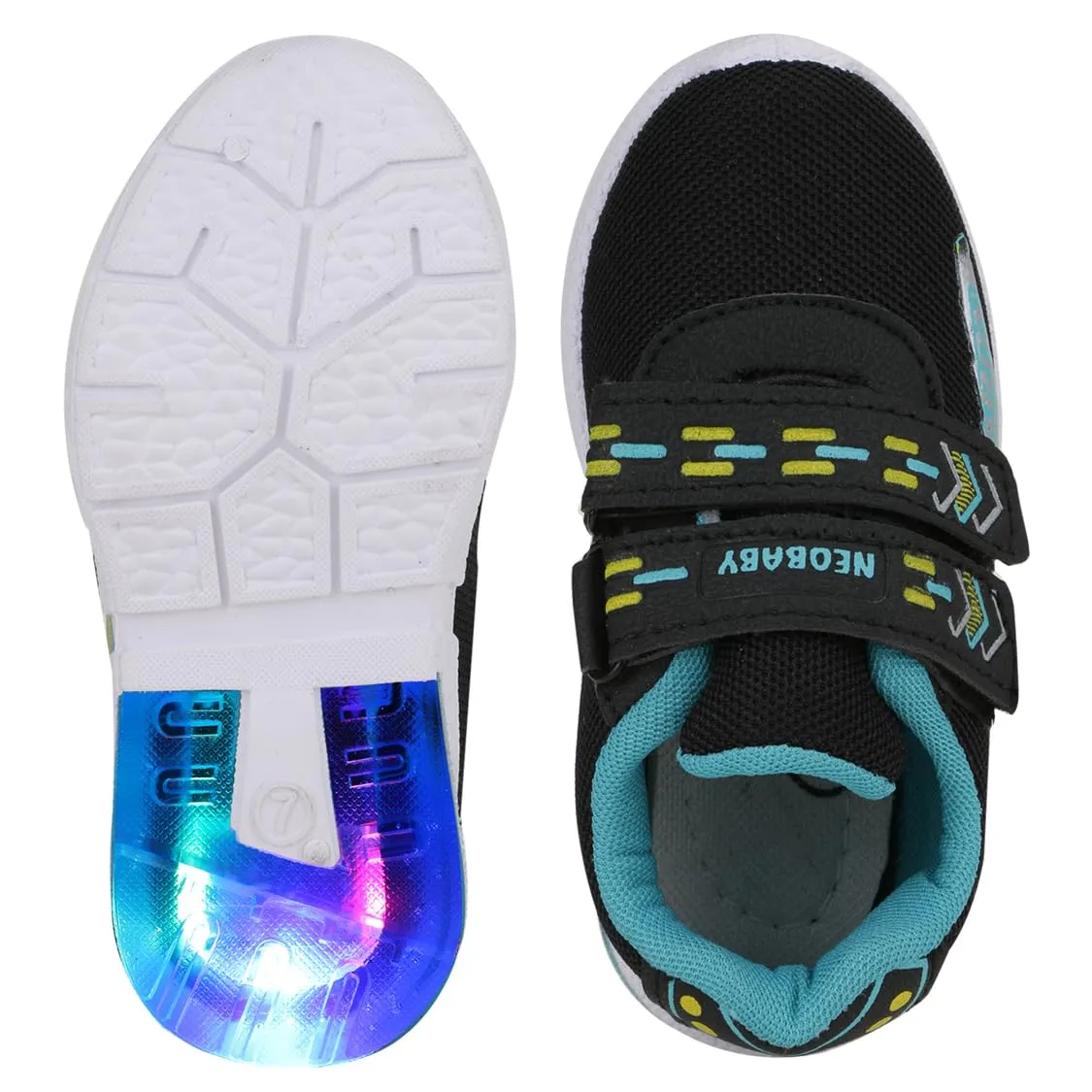 NEOBABY Fashion LED Lighting Shoes for Kids 9 Months to 6 Years Boys & Girls