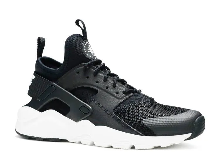 Nike AIR HUARACHE RUN ULTRA LOW GS 'BLACK WHITE', black