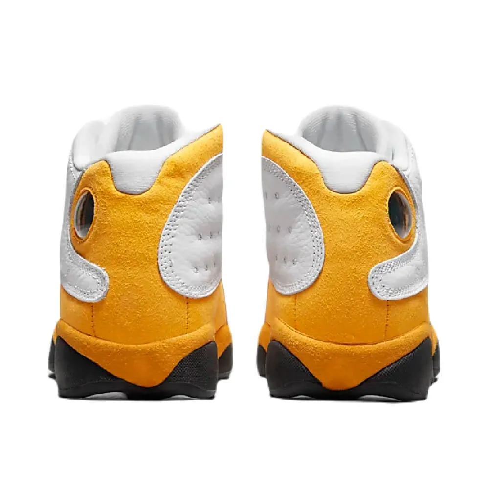 Nike Air Jordan 13 Retro Sneakers, White/Yellow