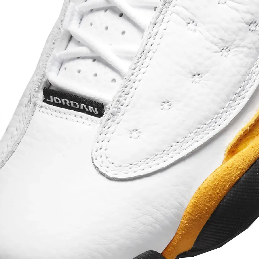 Nike Air Jordan 13 Retro Sneakers, White/Yellow