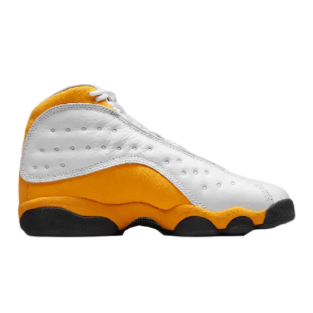 Nike Air Jordan 13 Retro Sneakers, White/Yellow