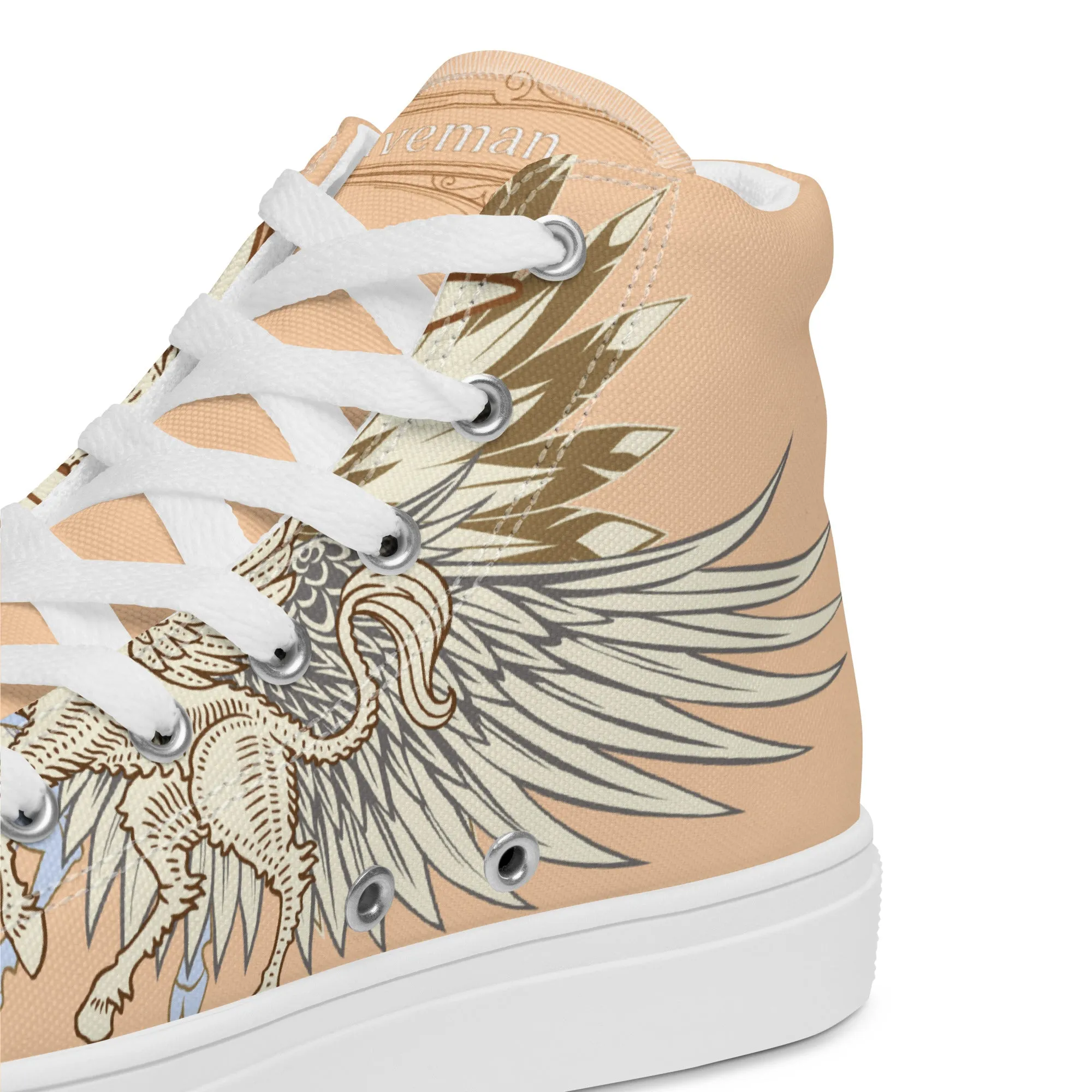 Pegasus Foemina high top canvas shoes