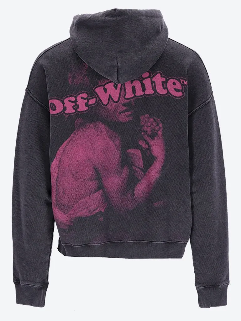 Pink bacchus skate hoodie