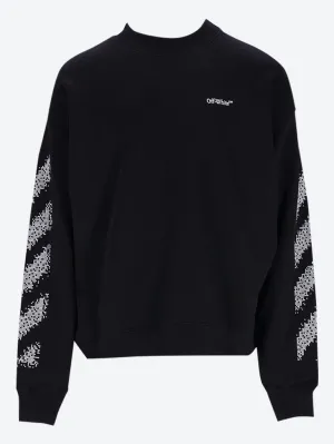 Pixel diag skate crewneck