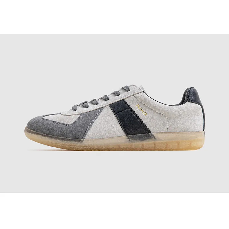 Retro Army Trainer Suede Shoes