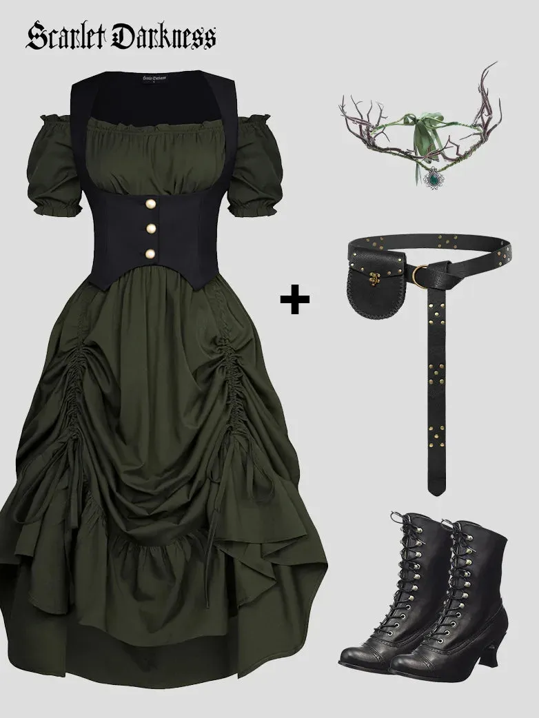 Scarlet Darkness Halloween Witchy Costume