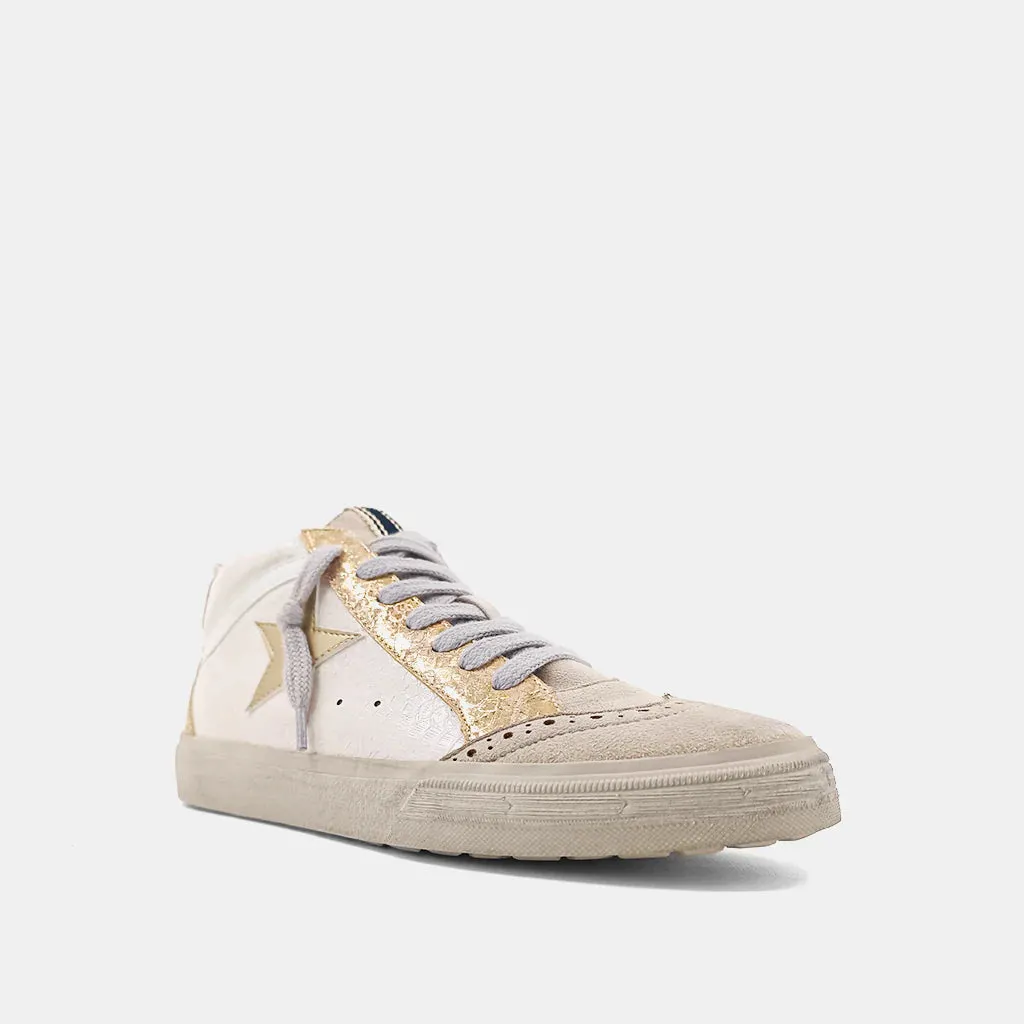 Shu Shop Paulina High-Top Sneakers - Blush Snake