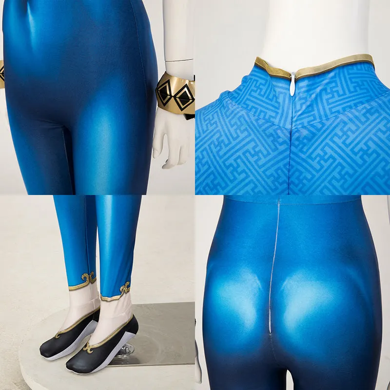 Street Fighter 4 Chun-Li Chunli Cosplay Costume