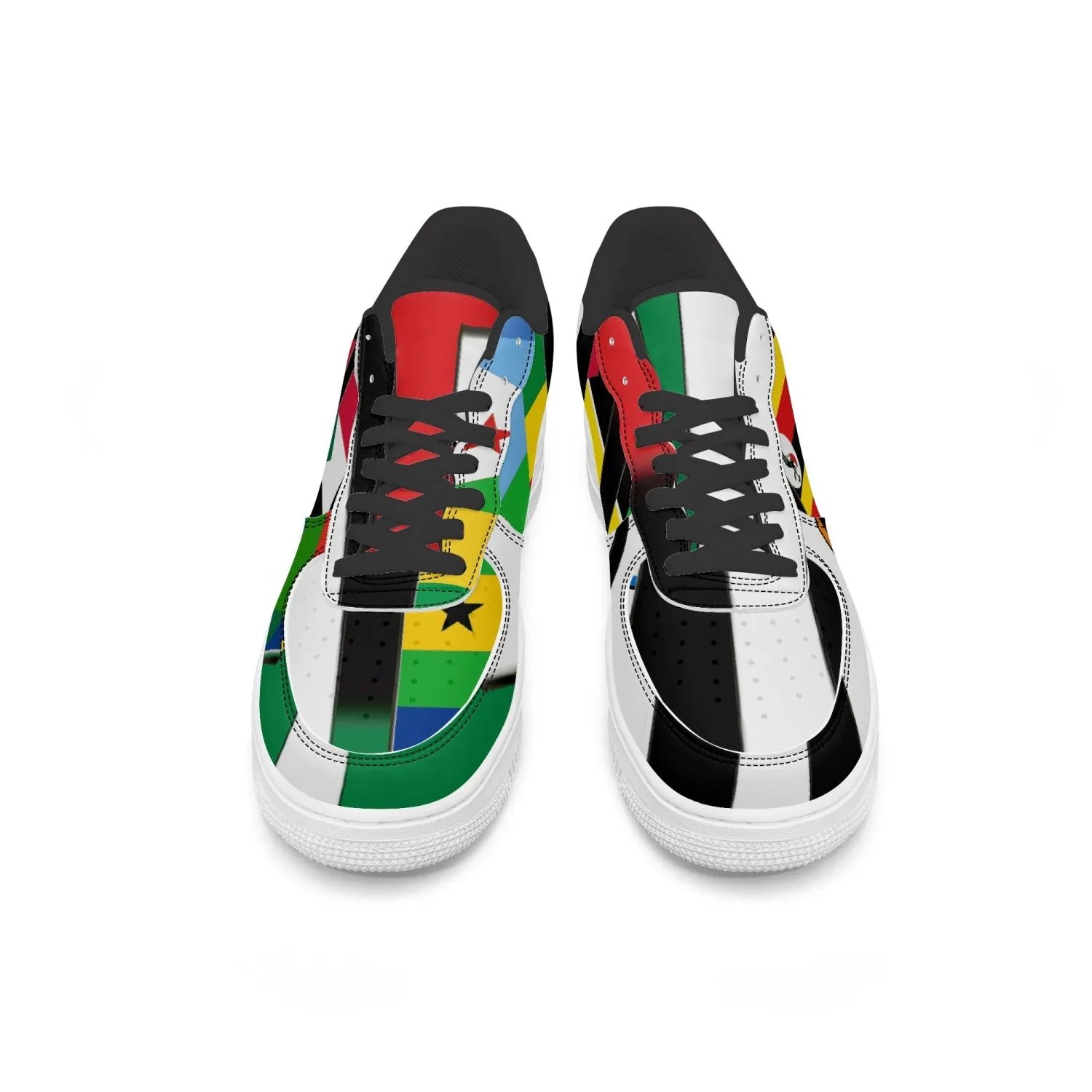 TREADZ Rare Africa Low-Top Leather Sports Sneakers