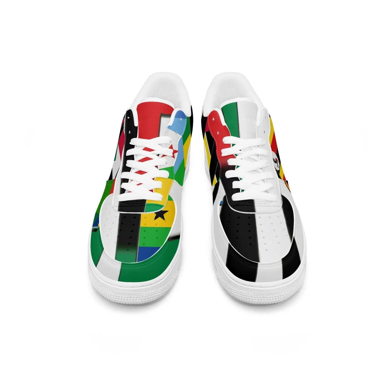 TREADZ Rare Africa Low-Top Leather Sports Sneakers