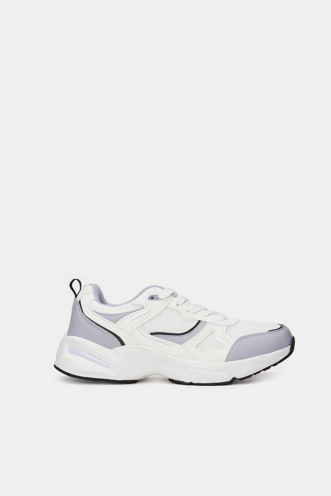 Women Lilac Textured Active Shoes