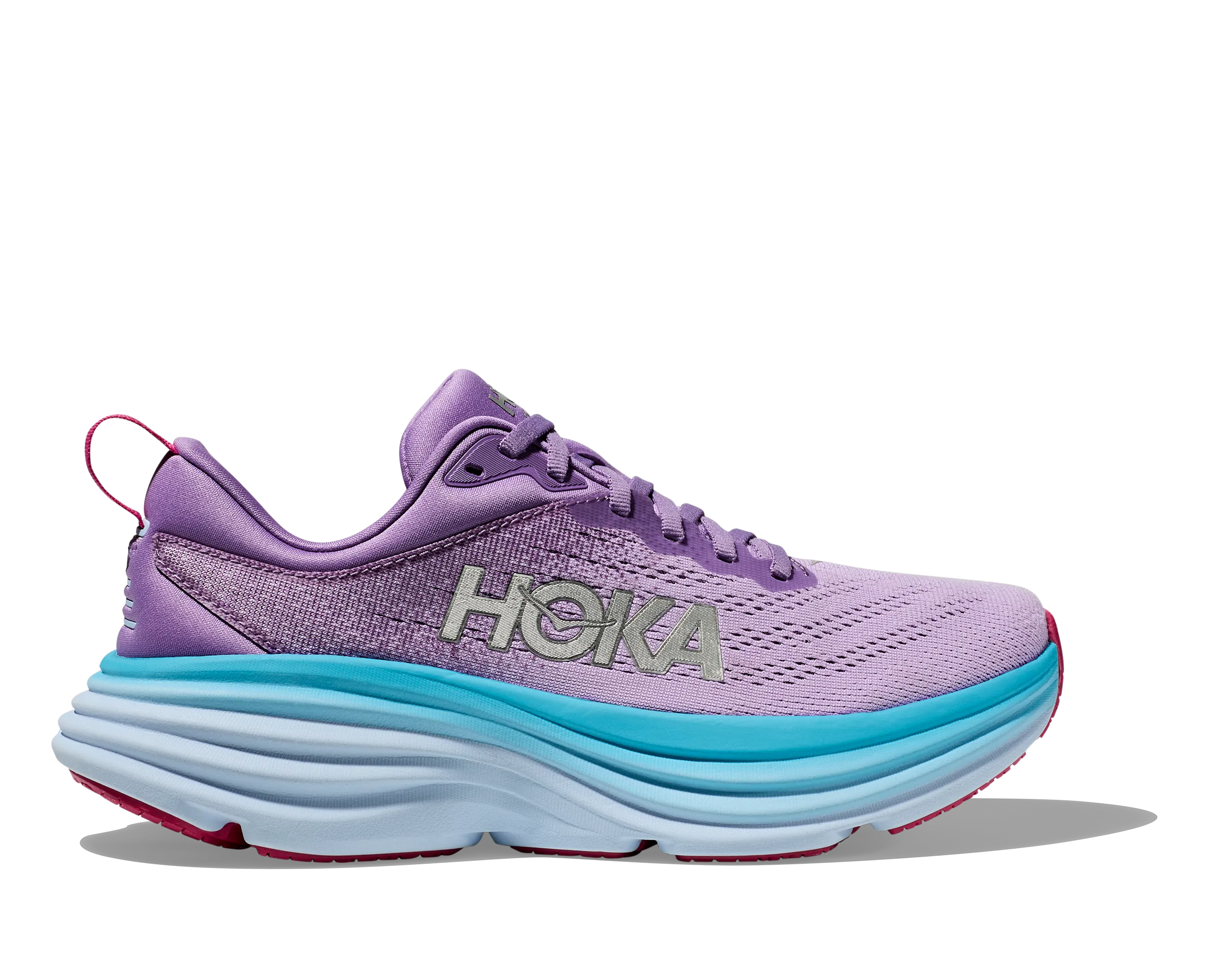 Women's Hoka Bondi 8 Color: Chalk Violet/ Lilac