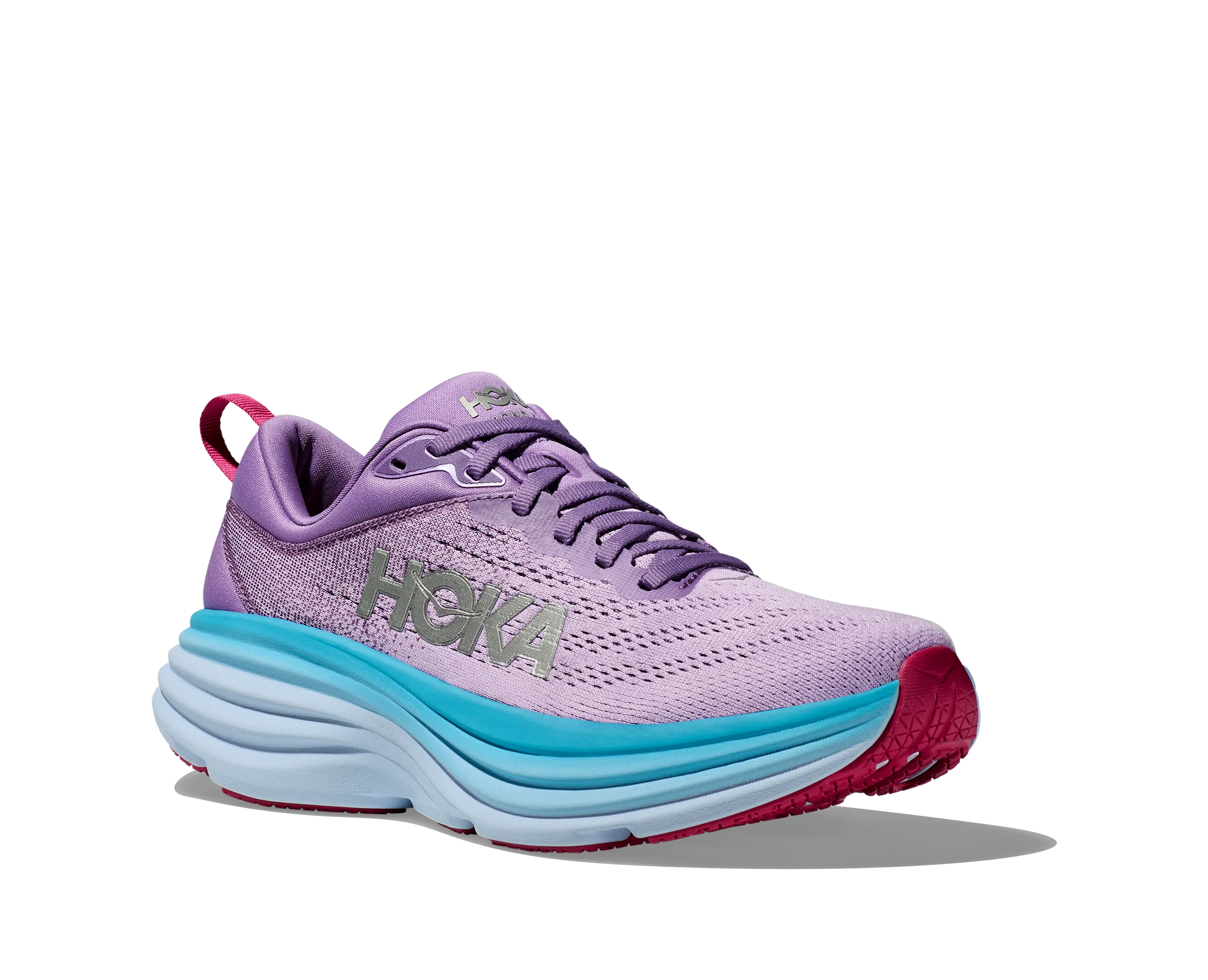 Women's Hoka Bondi 8 Color: Chalk Violet/ Lilac