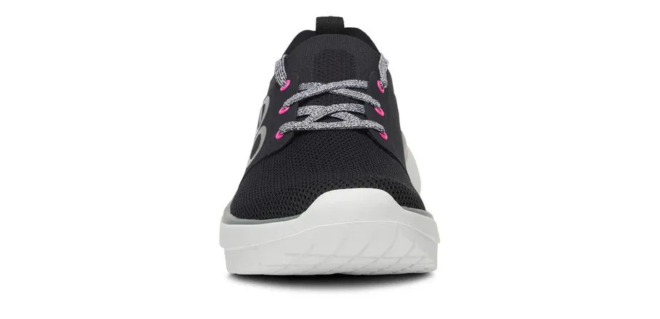 Women's Oofos OOmy Stride 5077WHTBLK Color: White/Black