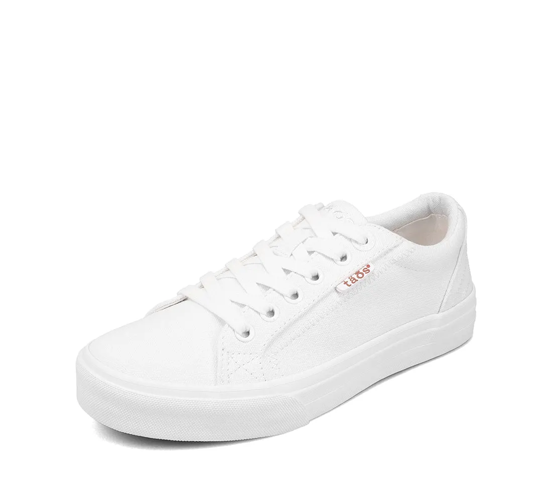 Women's Taos Plim Soul Color: White (REGULAR & WIDE WIDTH)