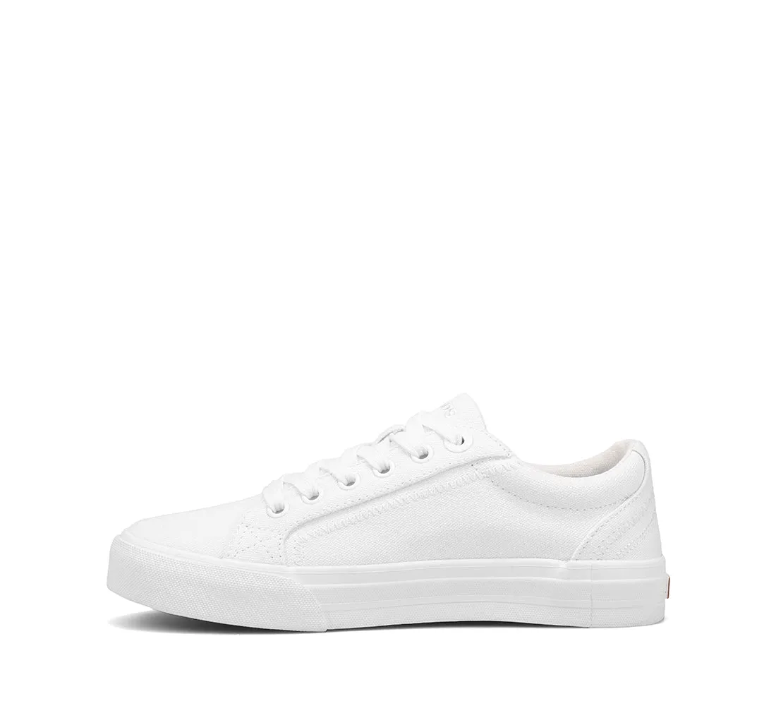 Women's Taos Plim Soul Color: White (REGULAR & WIDE WIDTH)